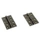 Double Phosphor Bronze Washered Hinge - 102-x-67-x-3-5mm-gauge - antique-pewter