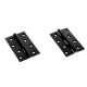 Double Phosphor Bronze Washered Hinge - 102-x-67-x-3-5mm-gauge - black