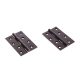 Double Phosphor Bronze Washered Hinge - 102-x-67-x-3-5mm-gauge - mottled-antique-brass