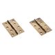 Double Phosphor Bronze Washered Hinge - 102-x-67-x-3-5mm-gauge - polished-brass