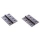 Double Phosphor Bronze Washered Hinge - 102-x-67-x-3-5mm-gauge - satin-steel