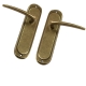 Dorsal Internal Door Handle (Pair) - latch-set - mottled-antique-brass