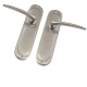 Dorsal Internal Door Handle (Pair) - latch-set - satin-chrome