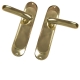 Luxury Wedge Internal Door Handle Set - latch-set - polished-brass