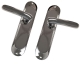 Luxury Wedge Internal Door Handle Set - latch-set - polished-chrome