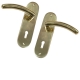 Dome End Internal Door Handle (Pair) - lock-set - polished-brass