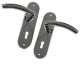 Dome End Internal Door Handle (Pair) - lock-set - polished-chrome