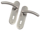 Dome End Internal Door Handle (Pair) - lock-set - satin-chrome