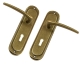 Dorsal Internal Door Handle (Pair) - lock-set - mottled-antique-brass