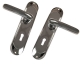 Luxury Wedge Internal Door Handle Set - lock-set - polished-chrome