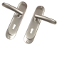Luxury Wedge Internal Door Handle Set (Pair) - lock-set - satin-chrome