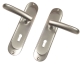 Luxury Wedge Internal Door Handle Set - lock-set - satin-chrome