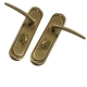 Dorsal Internal Door Handle (Pair) - bathroom-set - mottled-antique-brass