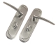 Dorsal Internal Door Handle (Pair) - bathroom-set - satin-chrome