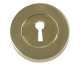 Key Lock Escutcheon - polished-brass