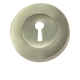 Key Lock Escutcheon - satin-nickel