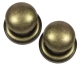 Victorian Door Knobs (Pair) - mottled-antique-brass