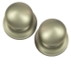 Victorian Door Knobs (Pair) - satin-nickel