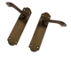 Arch Internal Door Handle (Pair) - latch-set - antique-bronze