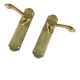 Arch Internal Door Handle (Pair) - latch-set - polished-brass