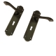 Arch Internal Door Handle (Pair) - latch-set - oil-rubbed-bronze