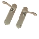 Arch Internal Door Handle (Pair) - latch-set - satin-chrome