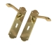 Arch Internal Door Handle (Pair) - lock-set - polished-brass