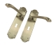 Arch Internal Door Handle (Pair) - lock-set - satin-nickel