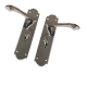 Arch Internal Door Handle (Pair) - bathroom-set - polished-chrome