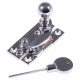 Locking Hook Fastener - polished-chrome