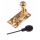 Luxury Forged Narrow Hook Fastener - polished-brass