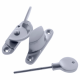 Narrow Fitch Fastener - locking - satin-chrome