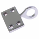 Flat Sash Eye - polished-chrome