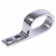 Oval Flat Sash Ring - polished-chrome