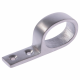 Oval Flat Sash Ring - satin-chrome