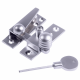 Reeded Arm Fastener - locking - satin-chrome