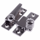 Reeded Arm Fastener - non-locking - polished-chrome