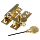 Locking Straight Arm Fastener - polished-brass