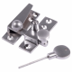 Locking Straight Arm Fastener - satin-chrome