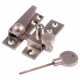 Locking Straight Arm Fastener - satin-nickel