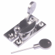 Locking Swirl Fastener - satin-chrome