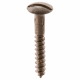 Raised Head Finished Screws - satin-nickel