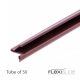 Flexislide For Groove and Self-Adhesive - for-2mm-groove - brown - 50-x-2-2m-length