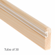 Timber Parting Bead 8 x 28mm - 30-x-3m-length - natural