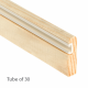Timber Parting Bead 7 x 28mm - natural - 30-x-3m-length
