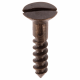 Sash Pulley Screws - mottled-antique-brass