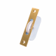 Standard Axle Wheel Sash Pulley - square-end - brass