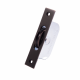 Standard Curved Wheel Sash Pulley - square-end - oil-rubbed-bronze