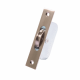 Standard Curved Wheel Sash Pulley - square-end - satin-nickel