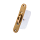 Large Curved Wheel Sash Pulley - radius-end - polished-brass